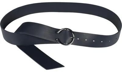 Produktbild von styleBREAKER Damen PolyurethanTaillengürtel Breit Hufeisen Schließe, Dunkelblau