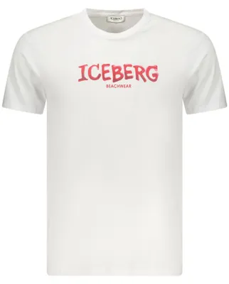 Immagine prodotto di ICEBERG Herren-Kurzarm-T-Shirt, weiß