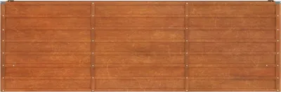 Produktbild von Cloris Designermöbel Hochbeet Rostig 240x40x77cm Cortenstahl - 2026Neu995310 - Beete
