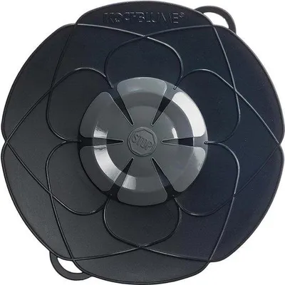 Produktbild von Famanu Silikon Überkochschutz für Töpfe und Pfannen - antrazit, XL, Topfgröße 20-28 cm