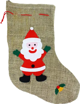 Produktbild von RAPPA Weihnachtsmann-/Nikolausstrumpf mit Dekoration