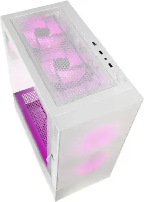 Zdjęcie produktu dla Kolink OBSERVATORY MX, Midi Tower, PC, Biały, ATX, micro ATX, Mini-ITX, Stal, Szkło hartowane, Gaming