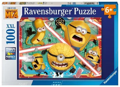 Produktbild von Kinderpuzzle 100 XXL Teile - Minions - Einfach unverbesserliche Zeiten in Sicht