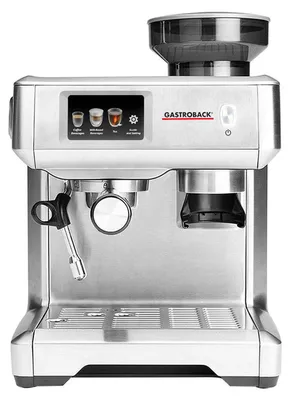 Productafbeelding van Gastroback Design Espresso Barista Touch, espressomachine, 2 liter, geschikt voor koffiebonen, koffiekapsules en gemalen koffie, ingebouwde molen, 1600 W, roestvrij staal