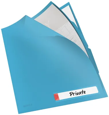 Productafbeelding van Leitz 47160089, Standaard map, A4, Polypropyleen (PP), Zwart, Mat, Portretformaat
