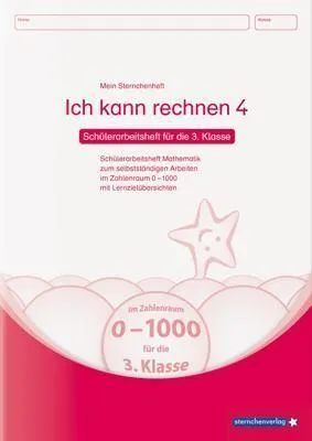Produktbild von Ich kann rechnen 4 - Schülerarbeitsheft für die 3. Klasse