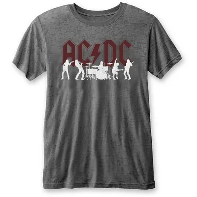 Produktbild von AC/DC - Silhouettes Uni Kleines T-Shirt - Grau