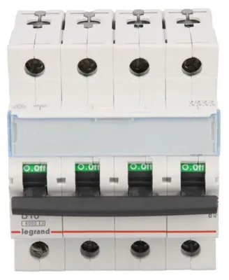 Imagen del producto de Legrand TX3, interruptor automático en miniatura, tipo B, grado de protección IP20, 240 - 415 V