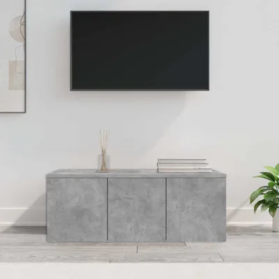 Produktbild von "2026 Promotion" TV-Schrank - TV-Lowboard - Betongrau 80x34x30 cm Holzwerkstoff - TV-Regal CC26957