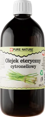 Image de PURE CHEMICAL | Huile essentielle de citronnelle | Naturelle | Huile de citronnelle | 1 L