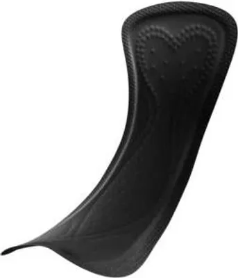 Image de Tena Silhouette Protège - Slips Normal Noir - 1 paquet de 26 protections