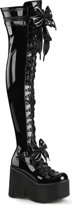 Zdjęcie produktu dla Damskie buty KERA-303 marki DemoniaCult, czarny patent , EU 38, US 8
