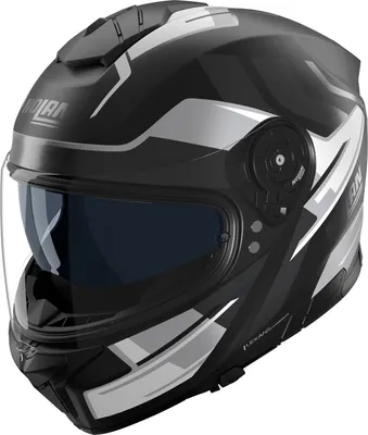 Produktbild von Nolan N80-8 Trittico Helm, schwarz/weiß/grau, M (58)