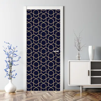Produktbild von Dekorative Türfolie selbstklebend Klebefolie Aufkleber Abnehmbarer Lichtblumen weiß 70 x 200 cm