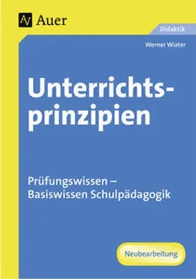 Zdjęcie produktu dla Unterrichtsprinzipien