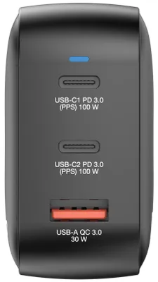 Image de Verbatim 32230 Verbatim Mini GaN Charger 3 Port 100W (EU/UK/US)