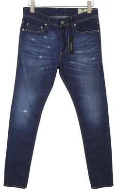 Produktbild von Diesel Tepphar R7na8 Herren Jeansblau Faded Distress Slim Carrot Stretchy - W29/L32