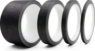Produktbild von 8,5m Zierstreifen 50mm Forged Carbon Schwarz Matt Auto Motorrad Dekorstreifen