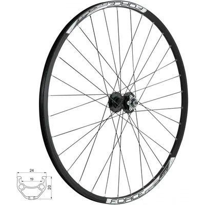 Produktbild von Vorderrad 28/29"FORCE BASIC DISC 622x19 804342-6b32sh
