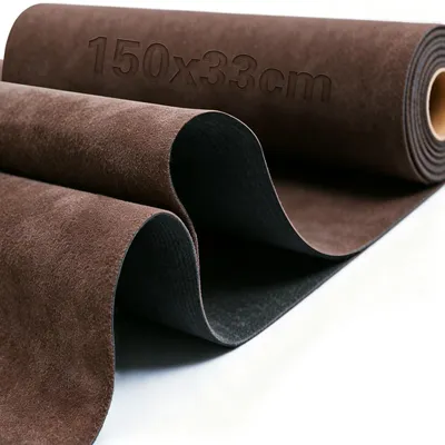 Obrázek produktu pro Umělá kůže 150 x 33 cm - Imitace semiše - Vhodné pro DIY projekty - Šití - Tvorba - Vhodné pro doplňky - Imitace semiše