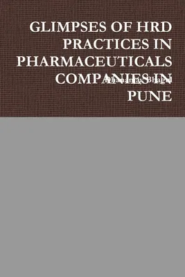 Produktbild von Glimpses Of Hrd Practices In Pharmaceuticals Companies In Pune