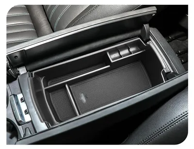 Image de Organisateur de console centrale pour Peugeot 3008 II et 5008 II, modèles de 2016 à 2023, en plastique ABS
