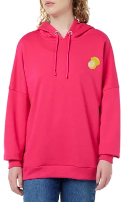 Obrázok produktu pre Blondá farba, dámska mikina s kapucňou, ružová, veľkosť 38