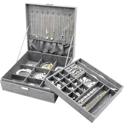 Produktbild von Famanu Schmuckständer - Schmuckbox mit zwei Ebenen