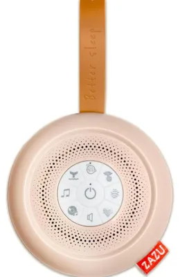 Immagine prodotto di ZAZU Suzy Deluxe: dispositivo per favorire il sonno dei neonati – macchina del suono con 14 suoni, sensore di pianto, timer di 20 minuti, rumore bianco, porta USB-C, portatile con laccio di fissaggio, autonomia della batteria di 100 ore