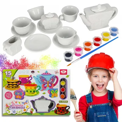 Produktbild von Küchenutensilien aus Keramik zum Bemalen MEGA CREATIVE