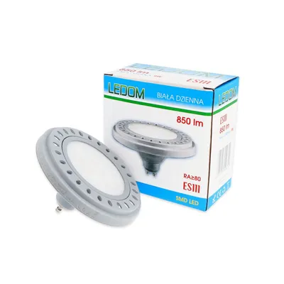 Produktbild von 9W LED Leuchtmittel ES111 850lm Lampe 120° Reflektor Strahler Licht SMD Spot GU10 Birne 3000K Warmweiß in Grau