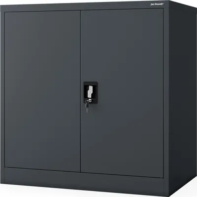 Produktbild von Metallschrank mit Schloss für Büro und Werkstatt BEATA D600 900 x 930 x 600 mm anthrazit