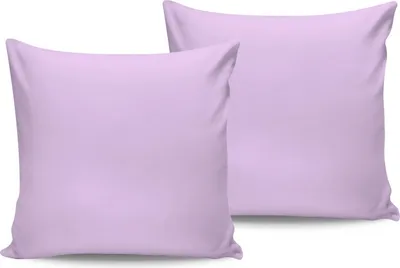 Produktbild von L'Essentiel Linge de Maison, Lilac, Kissenbezug-Set (2-teilig) (DE), Lila, 100 % BAUMWOLLE RANFORCE, 80 x 80 cm
