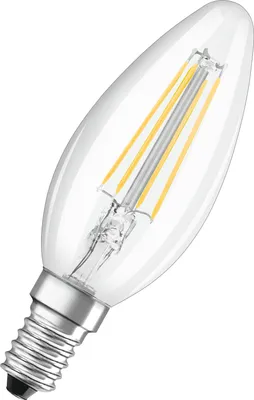 Produktbild von OSRAM LED-Lampe RETROFIT CLASSIC B 40 E14 4 W klar