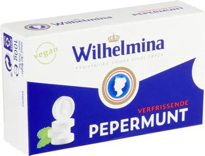 Produktbild von Wilhelmina Pfefferminze vegane horizontale Box (24x 100gr)
