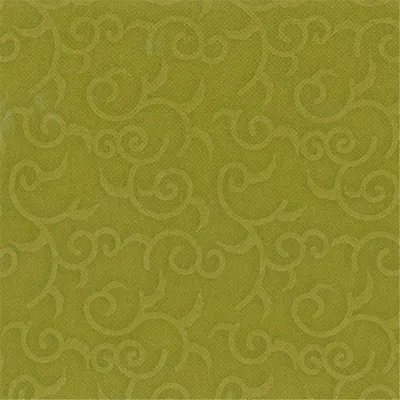 Produktbild von 50 Papstar Servietten ROYAL Collection 1/4-Falz 40 cm x 40 cm olivgrün Casali 84883
