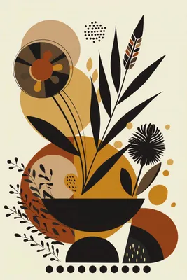 Image de Poster 30 x 45 cm Jardins géométriques