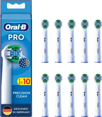 Produktbild von Oral-b Pro Precision Clean Austausch Der Elektrischen Zahnbürste 10 Einheiten Durchsichtig  Durchsichtig One Size