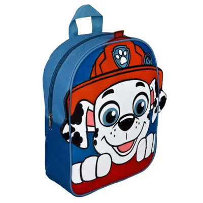 Produktbild von Paw Patrol Pluche Rugzak Marshall 31x25.5x8.5 cm Blauw