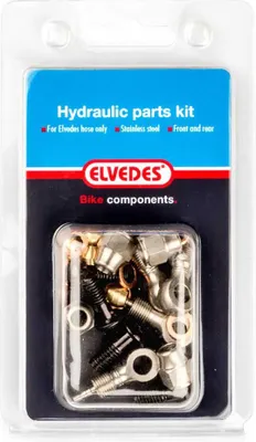 Obrázek produktu pro Elvedes M8 + M8 hydraulická sada stříbrná stříbrná Jedna velikost