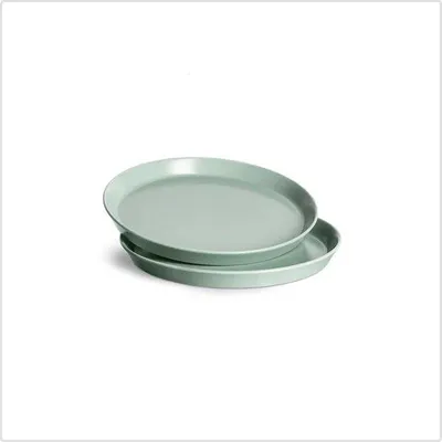 Zdjęcie produktu dla Talerz śniadaniowy SPRINGLANE Ø 19 cm, zestaw 2 talerzy ceramicznych Sweet Scandi, miętowy, można myć w zmywarce, używać w piekarniku i kuchence mikrofalowej