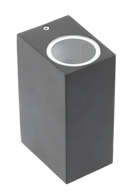 Produktbild von GTV TIAGO Außenwandleuchte, Wandleuchte, Wandlampe, Fassadenleuchte, Außenlampe, GU10 Leuchtmittel, DOWN-Light, UP&DOWN-Light, Innenwandleuchte, IP54, Inox