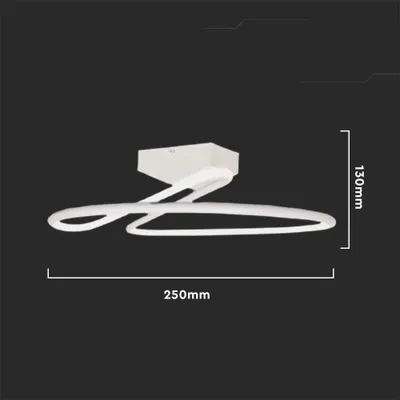 Immagine prodotto di Lampada da soffitto a LED bianca V-TAC 6129-6927