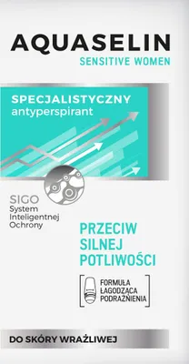 Obrázok produktu pre Jemný antiperspirant vo fľaštičke pre ženy Aquaselin Sensitive, 50 ml
