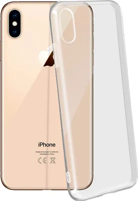 Produktbild von Avizar, Stoßfeste Hülle Silikon weich für iPhone XS Max klassisch, Transparent