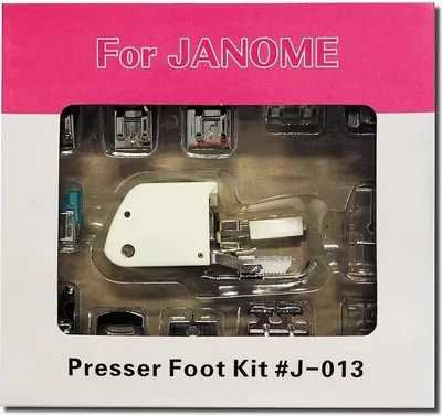 Produktbild von Füßchenset für Janome Obertransport 13-teilig