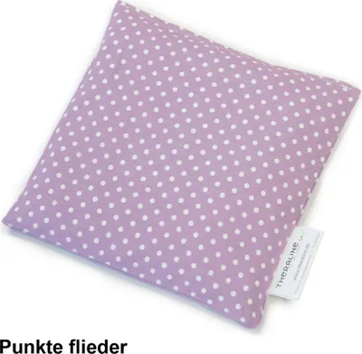 Produktbild von THERALINE Kirschkernkissen 19x19cm Farbe: Waterdots Lila