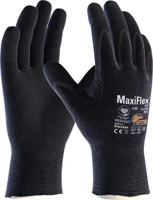 Produktbild von ATG® MaxiFlex® Cut? Polyamid® Schnittschutz-Strickhandschuhe (34-1743) 10, schwarz