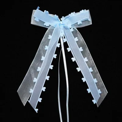 Productafbeelding van Organzestrookjes - 10 stuks - Decoratie voor bruiloften en feestjes - Afmetingen: 11-12 cm breed, 22-25 cm hoog