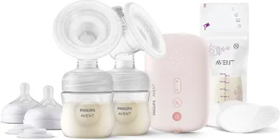 Produktbild von Philips AVENT Natural Motion SCF397/31 Elektrische Doppelmilchpumpe, Elektronisch, Pink